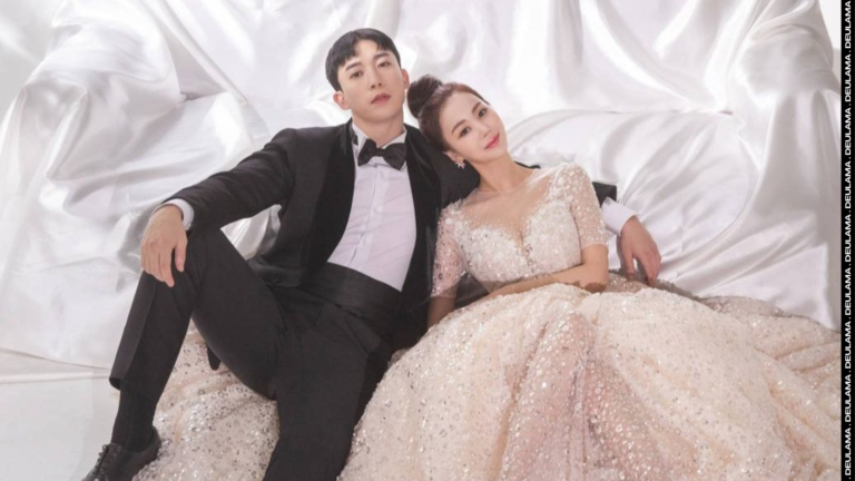 Hoon do U-KISS e Hwang Ji Seon, ex-integrante do Girl’s Day, em fotos do casamento