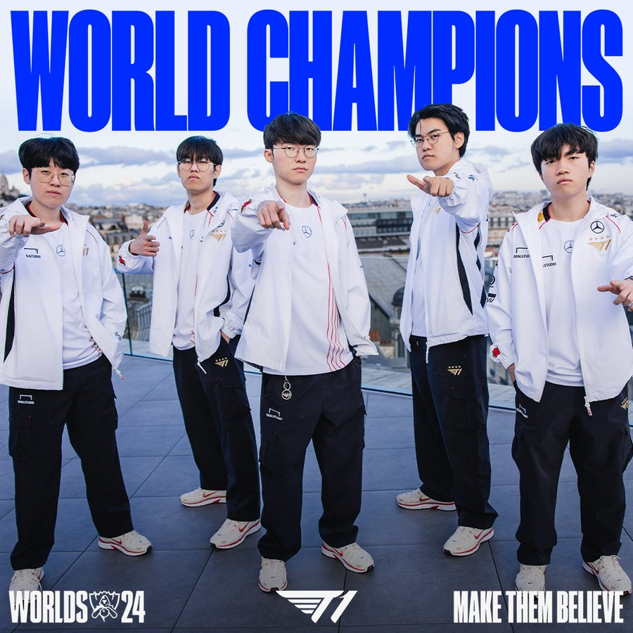 T1 ganha a final do Campeonato Mundial de League of Legends (LoL)