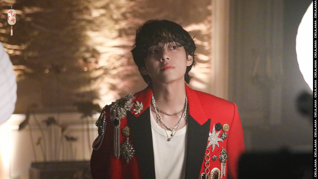 Taehyung, mais conhecido como V, do BTS