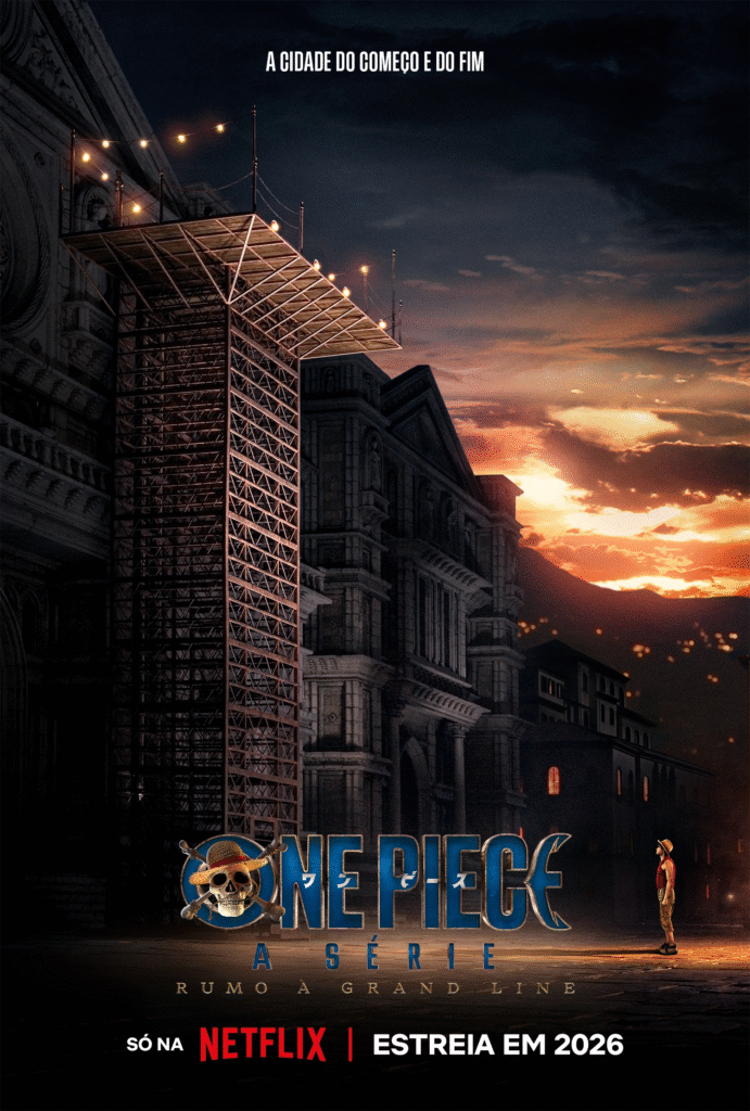 2ª temporada do live-action de ONE PIECE ganha pôster de Loguetown